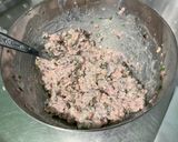 Une image de l'étape 11 de Roulés de courgettes jaunes au chèvre frais, ciboulette et jambon.