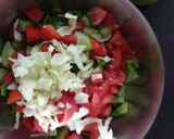 ફણગાવેલા મગ અને વેજીટેબલ સલાડ (Fangavela Moong Vegetable Salad Recipe In Gujarati) રેસીપી સ્ટેપ2ફોટો