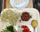 รูปขั้นตอนการทำที่ 1 ของ ผัดถั่วงอกเต้าหู้หมูสับ