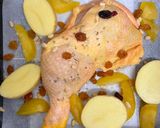 Foto del paso 2 de la receta Muslo de pollo con ciruelas y patatas en Airfryer