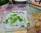 Foto langkah ke 2 dari resep Puding marble santan pandan.