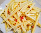 Hình bước làm 1 của món Cá phèn ướp nước mắm chiên giòn ăn với gỏi xoài