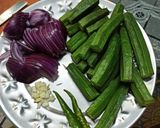 মশলা ভেন্ডি (masala bhindi recipe in Bengali) রেসিপি ধাপ - 1 ছবি