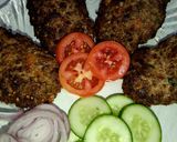 A picture of step 4 of Chapli kabab😋چپلی کباب😋.