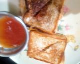A picture of step 5 of Onion tomato toast.