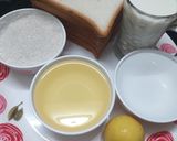 A picture of step 1 of Bread Gulab Jamun.