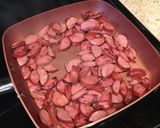 A picture of step 4 of Kielbasa and Rice.