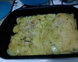 Foto del paso 5 de la receta: Pollo al horno con papas y salsa blanca con Roquefort