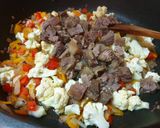 Pas rețetă Paste cu carne de vită în sos de legume 1 fotografie