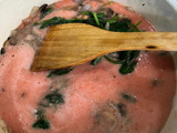 Albóndigas de Pollo con Espinacas y Champiñones