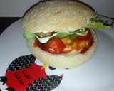 Foto del paso 10 de la receta: Hamburguesa mixta🍔 en pan de mollete 🆙