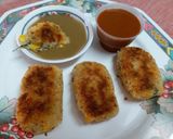 A picture of step 8 of Corn and Potato Cutlet.