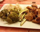 Foto del paso 8 de la receta Cena vegetariana con: brócoli, coliflor, calabacín, ajos y champiñones
