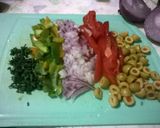 Foto del paso 3 de la receta: Caponata en tapitas de pan de garbanzo (Olla de cocción lenta-SlowCooker-CrockPot).