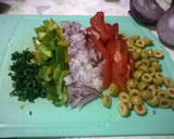 Foto del paso 3 de la receta: Caponata en tapitas de pan de garbanzo (Olla de cocción lenta-SlowCooker-CrockPot).
