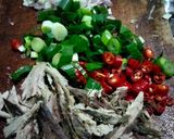 Foto langkah ke 1 dari resep Nasi goreng pindang tongkol.