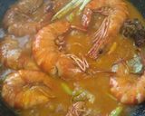 Foto langkah ke 7 dari resep Udang Windu Pedas Manis.