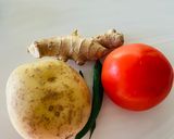 A picture of step 1 of Farali soup.