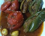 عکس مرحله 1 از دستور شکم پر خوشمزه جاتون خالی دوستان گلم ،😍😉☺️🫑🌶️🍆🥘🥣🍜