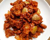 Foto langkah ke 5 dari resep Babi Goreng Mentega.
