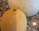 Hình bước làm 1 của món Melon smoothie (sinh tố dưa gang đậu xanh)