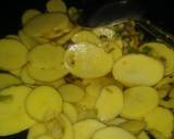 Aloo hari pyaz ki bhujya recipe step 4 photo