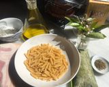 Foto del paso 1 de la receta: Macarrones con bacon, nata y guacamole!!!