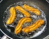 A picture of step 8 of Churros coated in cinnamon sugar🤤.