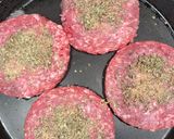 A picture of step 1 of Oregano Garlic Burgers.