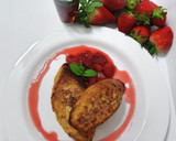 Foto del paso 14 de la receta: Torrijas caramelizadas al horno con compota de fresas al moscatel (¡¡¡sin nada de aceite!!!)
