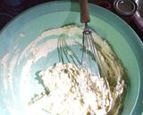 A picture of step 2 of Red Velvet and chocolate cake.