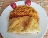 Foto del paso 12 de la receta: Hojaldre normal o sin gluten con queso de untar y salmón ahumado