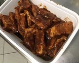 Une image de l'étape 4 de Travers de porc marinés sucrés salés grillés à la plancha.