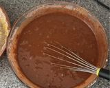 A picture of step 1 of Knam’s Sacher Semifreddo Cake.