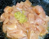 A picture of step 2 of Boneless Butter Chicken.