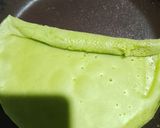 Foto langkah ke 2 dari resep Dadar Gunting Pandan.