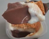 Foto langkah ke 7 dari resep Puding Coklat Regal Vla Vanila.