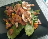 Foto del paso 3 de la receta: Ensalada de espinacas con tocino 🥬🥓