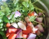 A picture of step 1 of Green Peas Falafel Tikki.