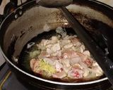A picture of step 8 of Tikka chicken macroni.
