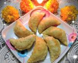 A picture of step 13 of Coconut Karanji.