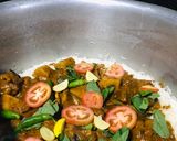 A picture of step 8 of Mutton Biryani.