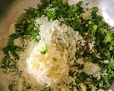 A picture of step 2 of Methi Aloo Paratha.