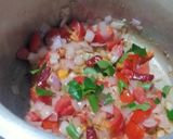 A picture of step 1 of Green Peas and Potato Kurma.
