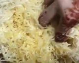 A picture of step 4 of Eid Special Arabic dessert kunafa.