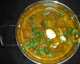 A picture of step 6 of Matar kofta curry. 😋.