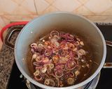 A picture of step 3 of Fish curry saved with fried onion rice.