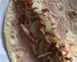 A picture of step 3 of Home made shawarma.