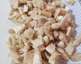 Foto del paso 2 de la receta: Risotto de pollo, jamón y setas