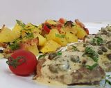 Pas rețetă Cartofi boierești și Mușchi de porc cu sos de capere 8 fotografie